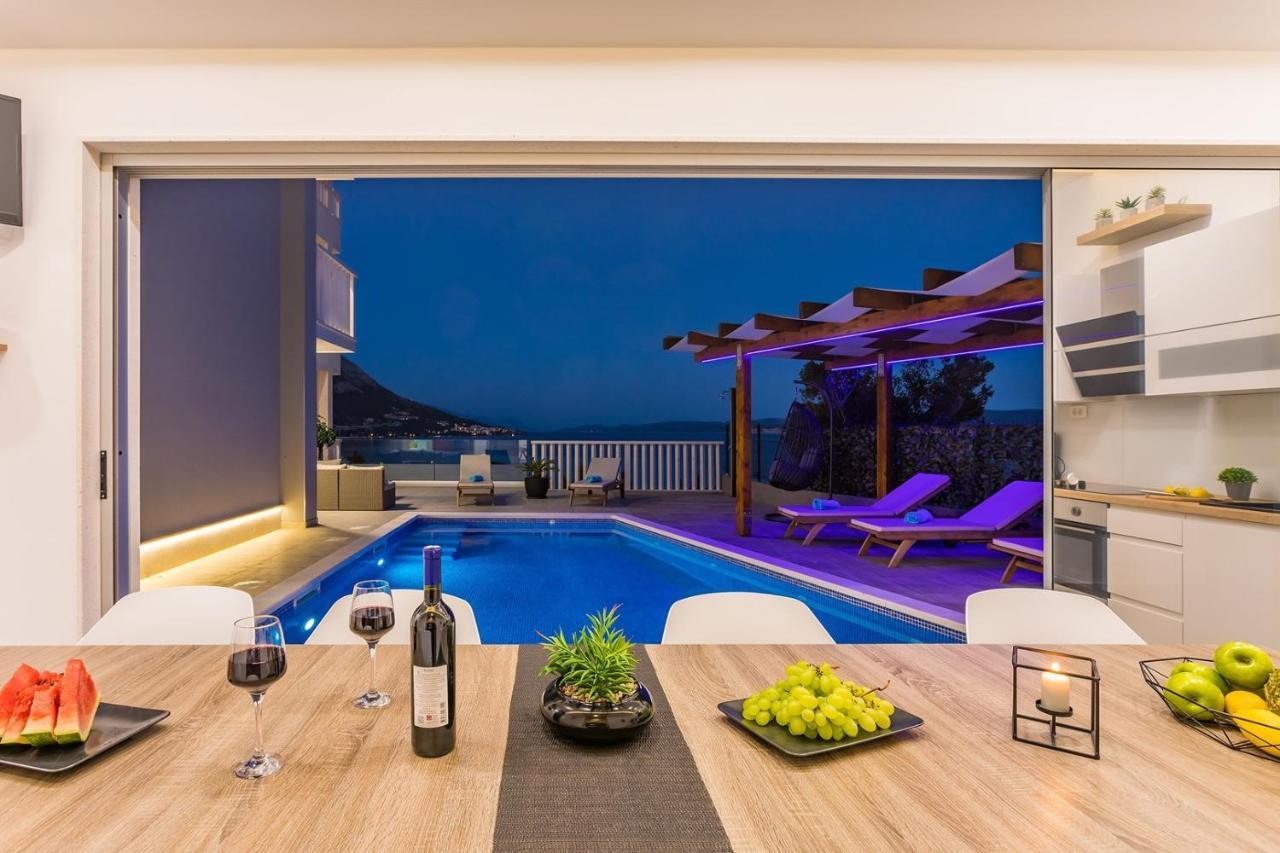 Villa Matan - Only 200M From The Sandy Beaches, Private 28M2 Pool Omiš Exteriér fotografie